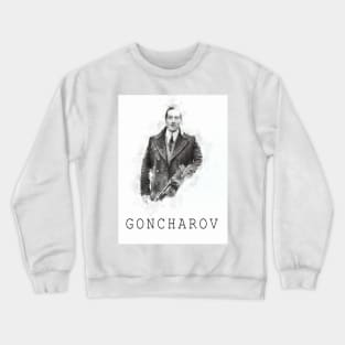 GONCHAROV watercolor movie poster Crewneck Sweatshirt